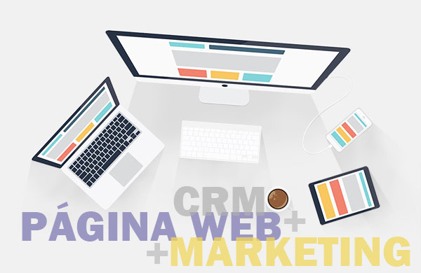 Página web inmobiliaria con CRM inmobiliario